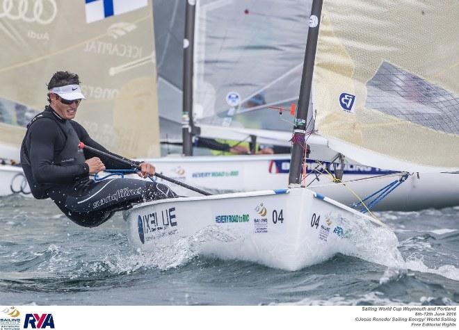 Final race action - 2016 Sailing World Cup Weymouth and Portland ©  Jesus Renedo / Sailing Energy http://www.sailingenergy.com/